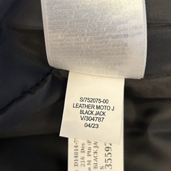 Old Navy Women's Faux Leather Belted Biker Jacket Size S Black Full Zip NWT - Picture 6 of 16